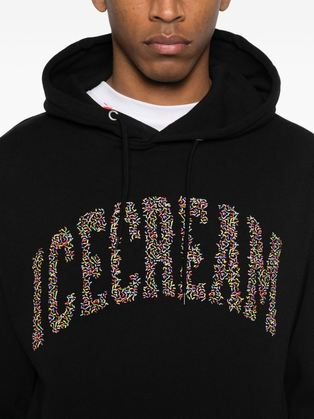 [ICECREAM] Hoodie SS26 IC26130BLACK