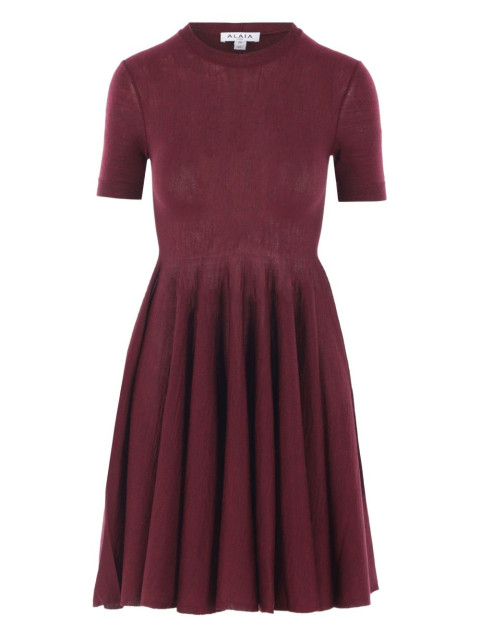 [Alaia] Short sleeve dress FW25 AA9R2700M922B413