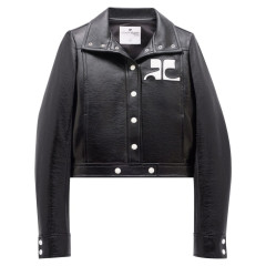 [Courreges] Leather Jacket FW26 PERCBL005VY 0014 9999