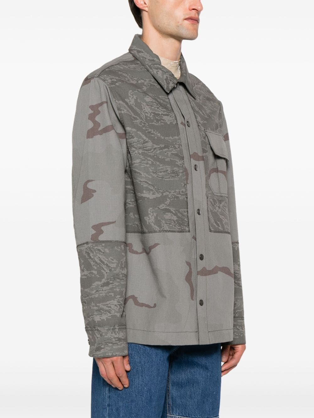 [MARINE SERRE] Casual Jacket SS24 MSI029DWOV0017GR90
