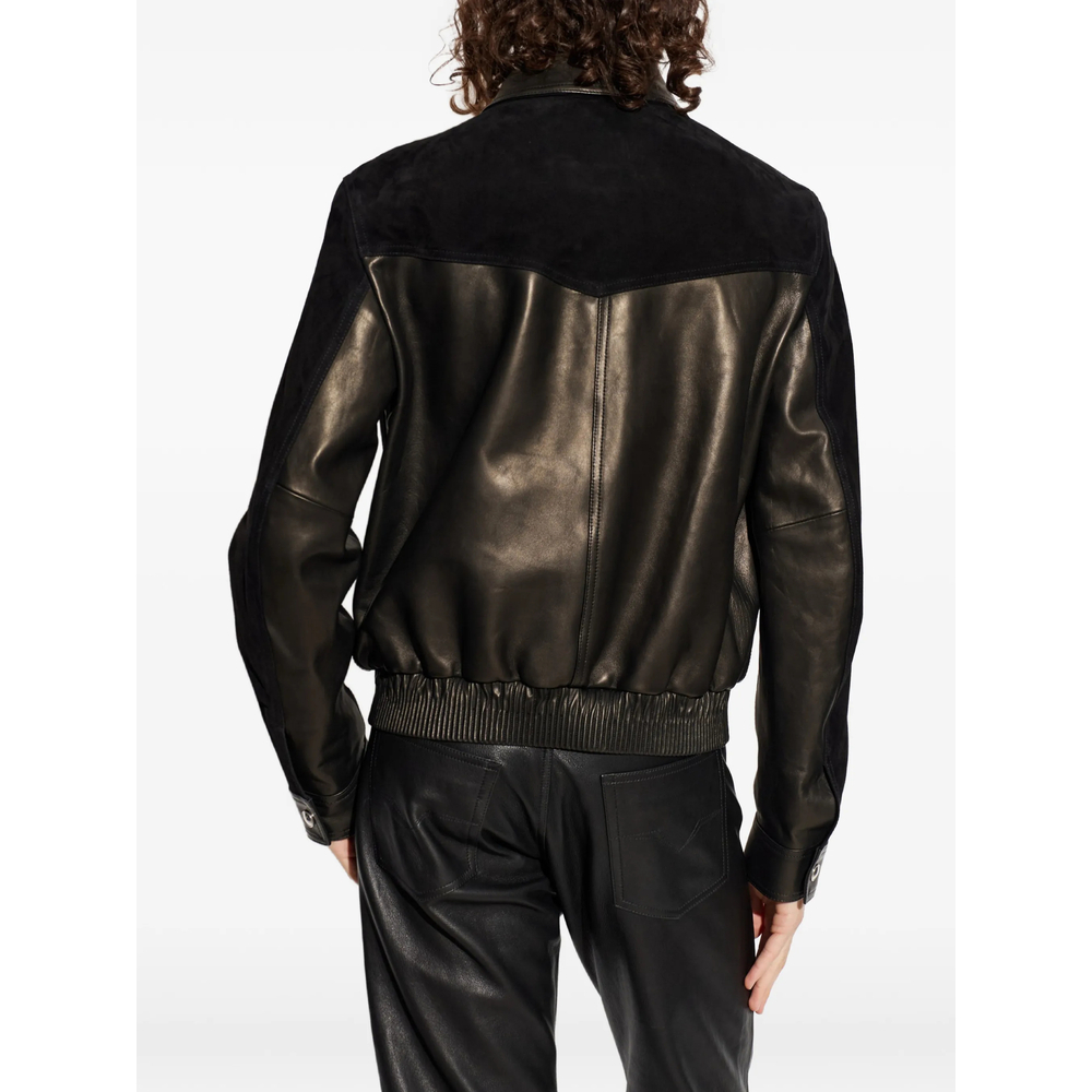 [Versace] Leather Jacket FW26 1A18634 1025897 1B000