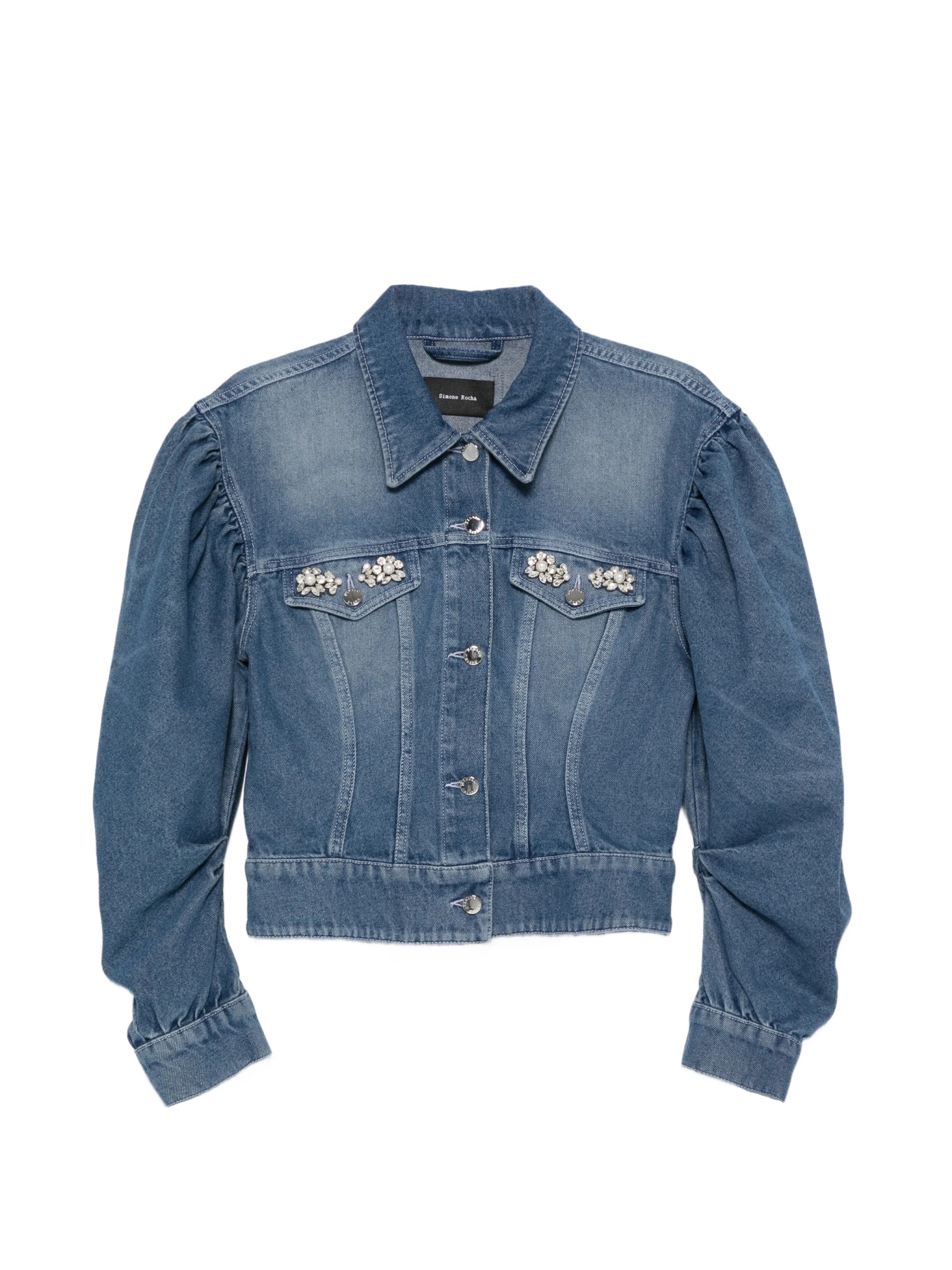 [Simone Rocha] Jacket SS26 6164B1231INDIGO/PEARL/CLEAR
