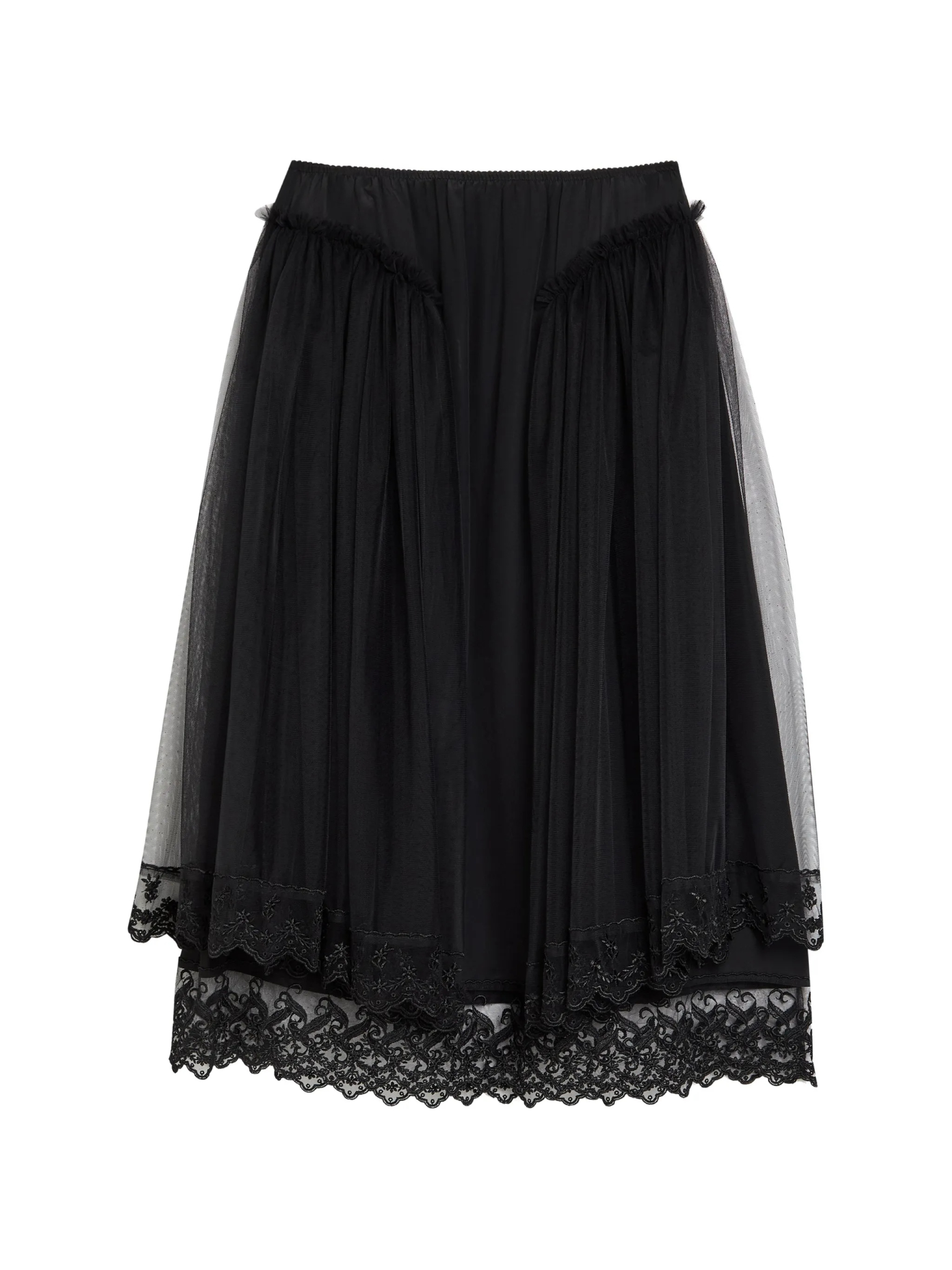 [Simone Rocha] Midi skirt SS26 31810514BLACK