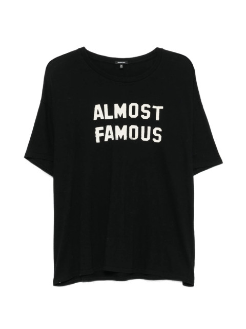 [R13] T-shirts Short Sleeve FW26 R13WK141 K161A BLACK