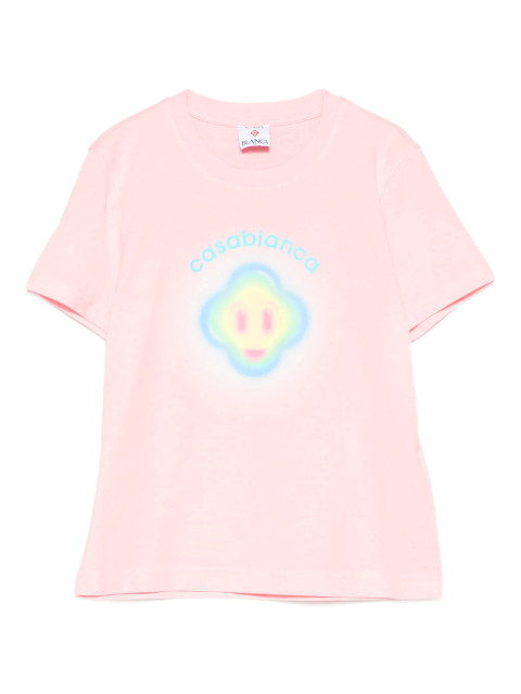 [Casablanca] T-shirts Short Sleeve SS26 WSP26JTS02001AIRBRUSH SMILEY