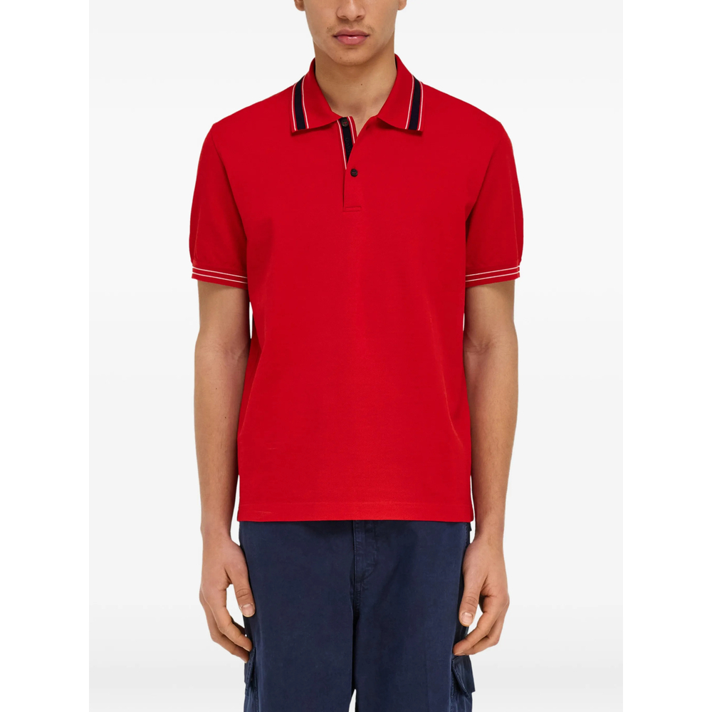 [Ferragamo] Shirts Short Sleeve FW26 144705 0795891 REDNA