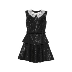 [Self-portrait] Sleeveless dress FW26 PF26-002S-B  BLACK