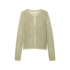 [Zadig & Voltaire] Cardigan FW26 KWCA01690  TEA