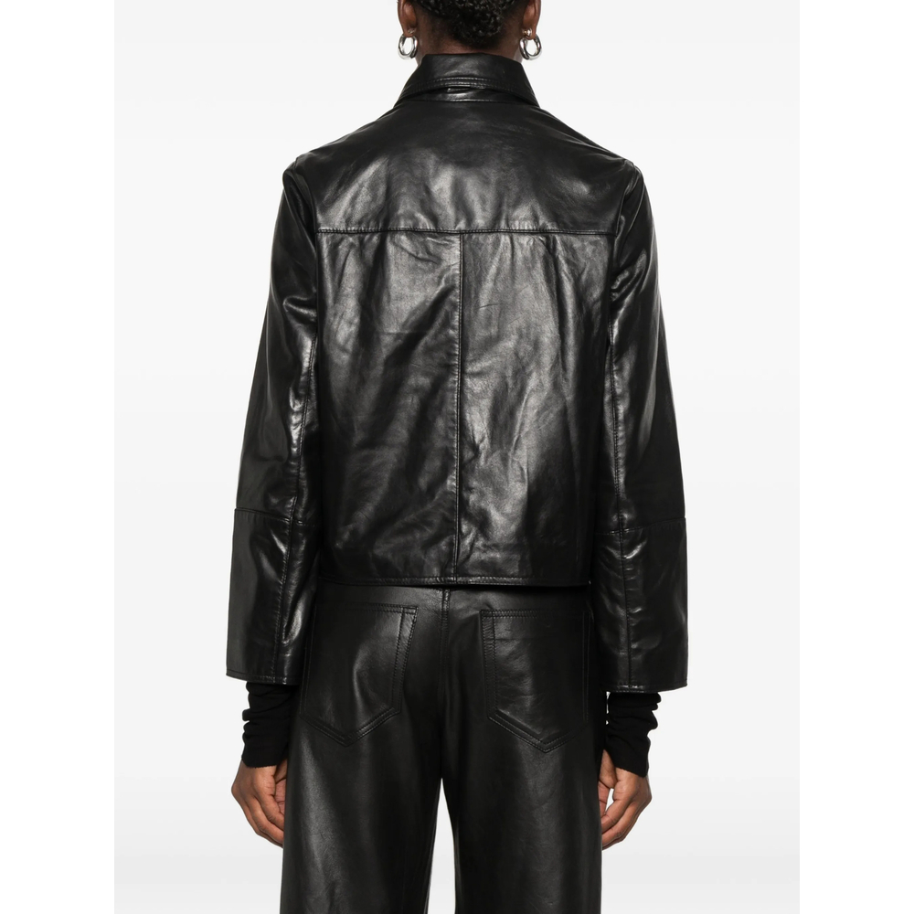 [Zadig & Voltaire] Leather Jacket FW26 RWOW01288  BLACK