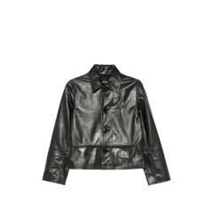 [Zadig & Voltaire] Leather Jacket FW26 RWOW01288  BLACK