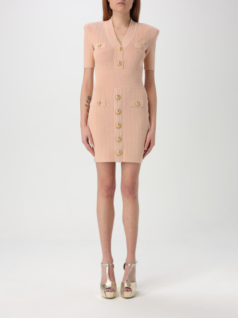 [Balmain] Short sleeve dress FW25 EF1R6045KB07 0LB