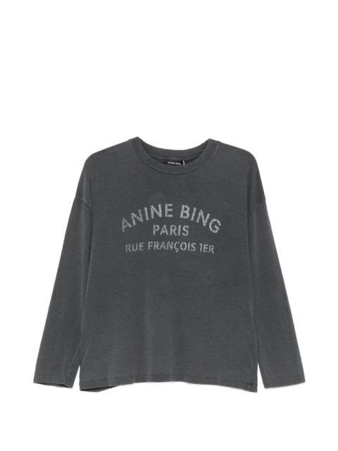 [Anine Bing] T-shirts Long Sleeve FW26 A-08-12757  WBL1