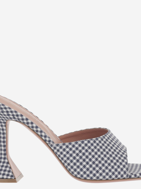 [Amina Muaddi] Pumps SS26 LUPITASLIPPER95BLUEWHITE