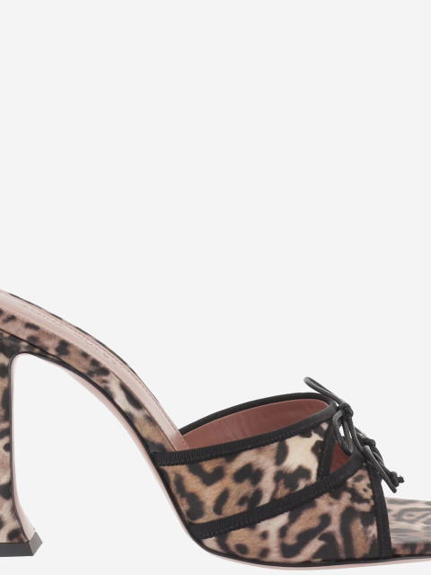 [Amina Muaddi] Pumps SS26 ELEONORASLIPPER95LEOPARDBLACK