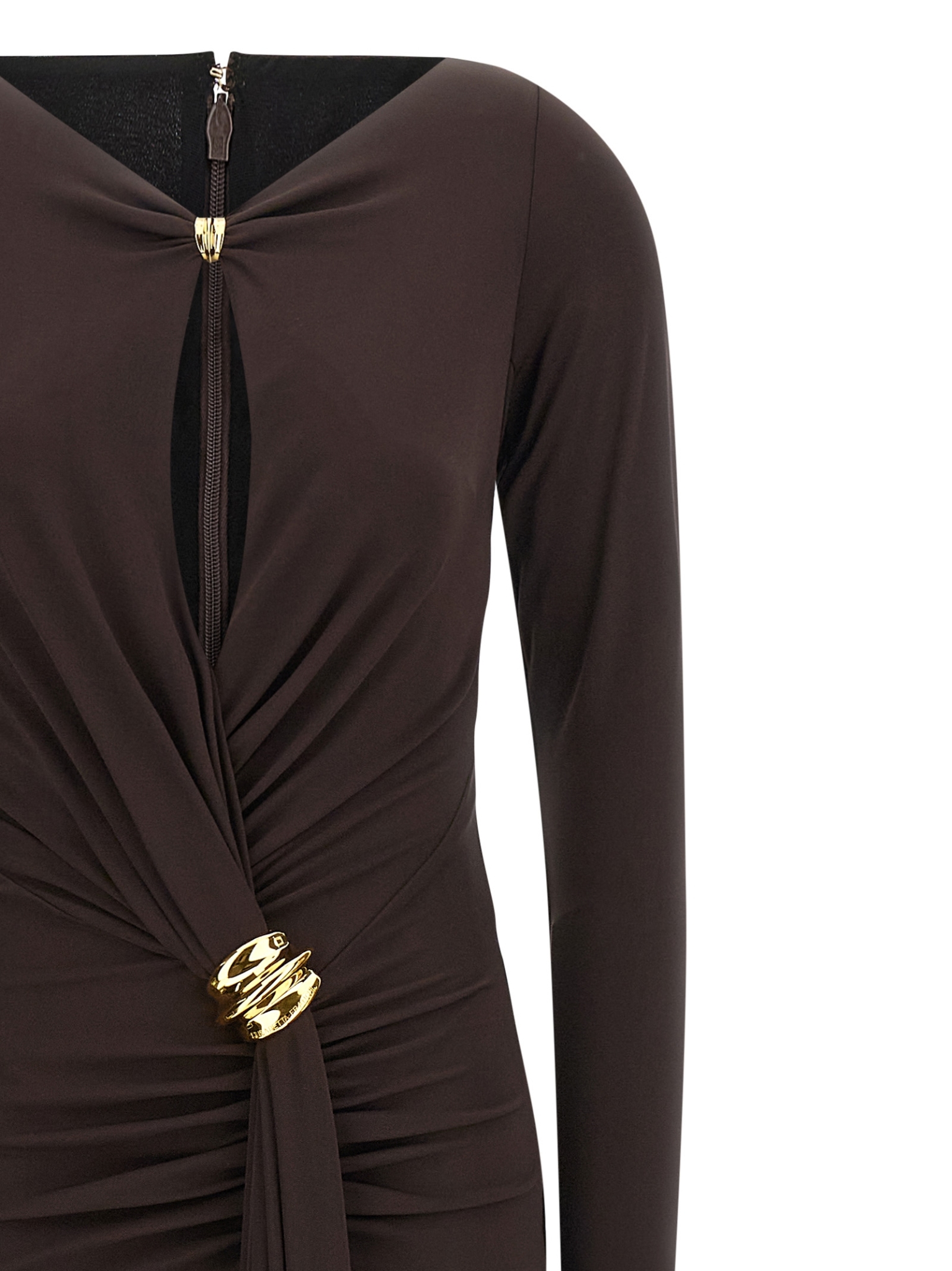 [ELISABETTA FRANCHI] Long sleeve dress SS26 ABR1461E2EV9