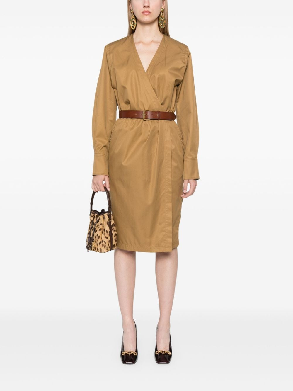 [Saint Laurent] Long sleeve dress SS24 792010Y3A992085
