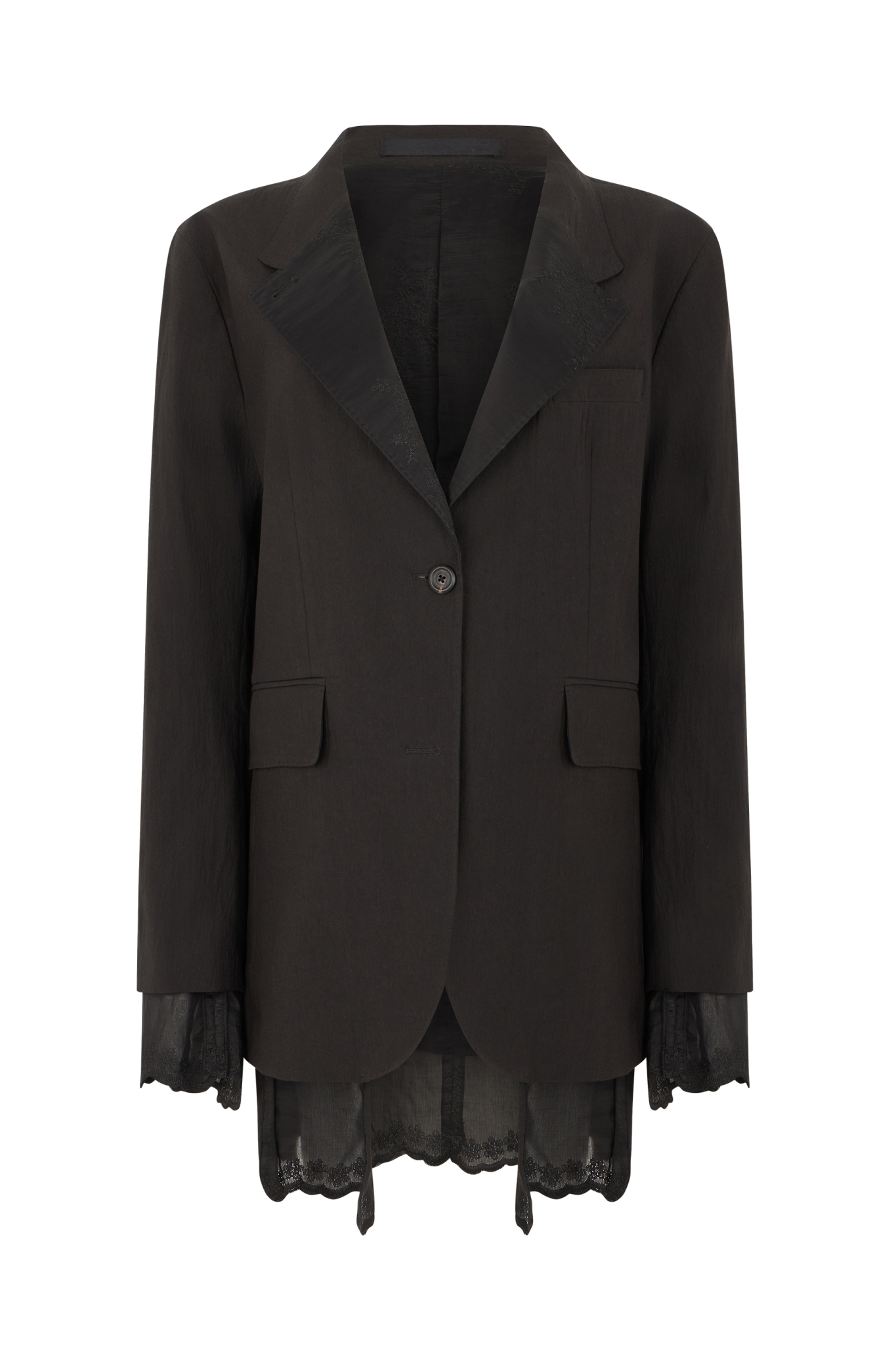 [Our Legacy] Blazer SS26 W2260RSB_SOOTBLACKTECHFLAX