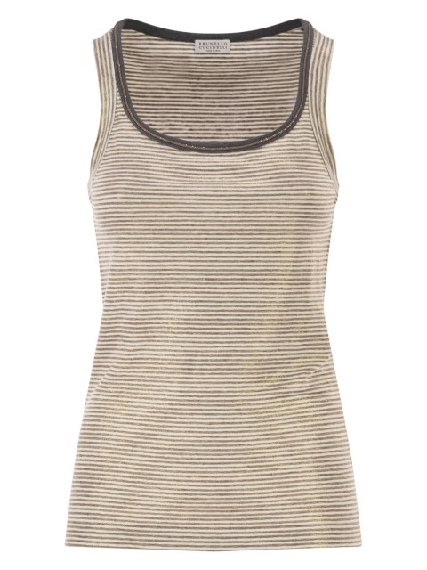[Brunello Cucinelli] Tank top SS26 MQ977DU530 C2094
