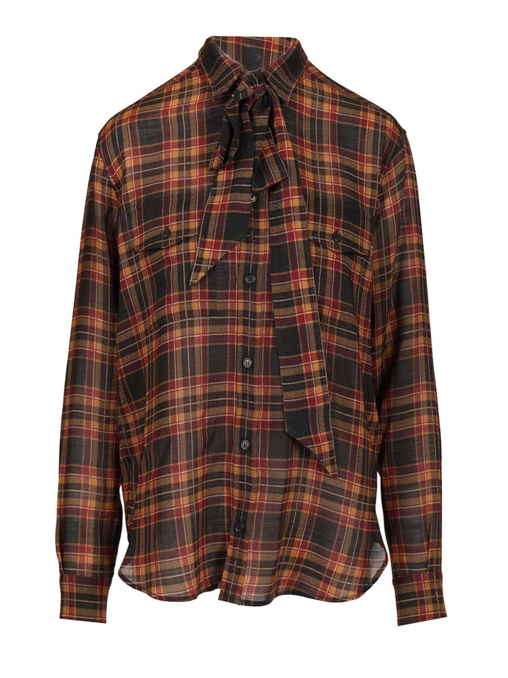 [Saint Laurent] Shirts Long Sleeve FW25 838891Y26ZA6703