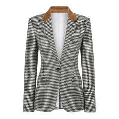 [Tom Ford] Blazer FW26 GI3114FAX1641NWA BLACK WHITE