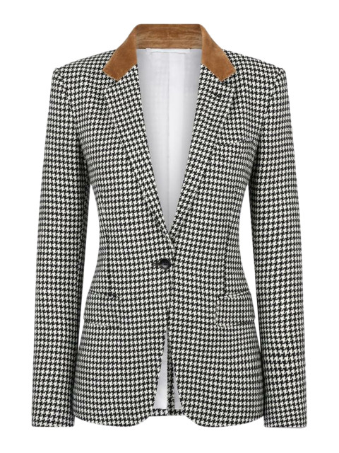 [Tom Ford] Blazer FW26 GI3114FAX1641NWA BLACK WHITE