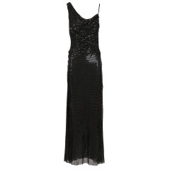 [Self-portrait] Sleeveless dress CO PF26-041X-BBLACK