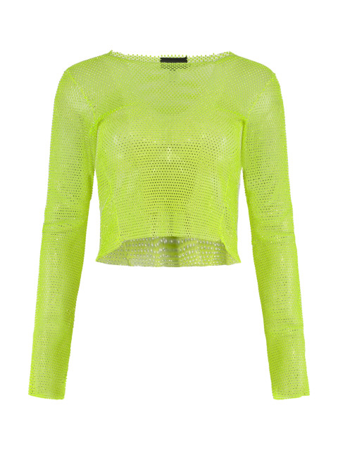 [Santa Brands] T-shirts Long Sleeve FW23 DIAMONDTOP_NEONLIME