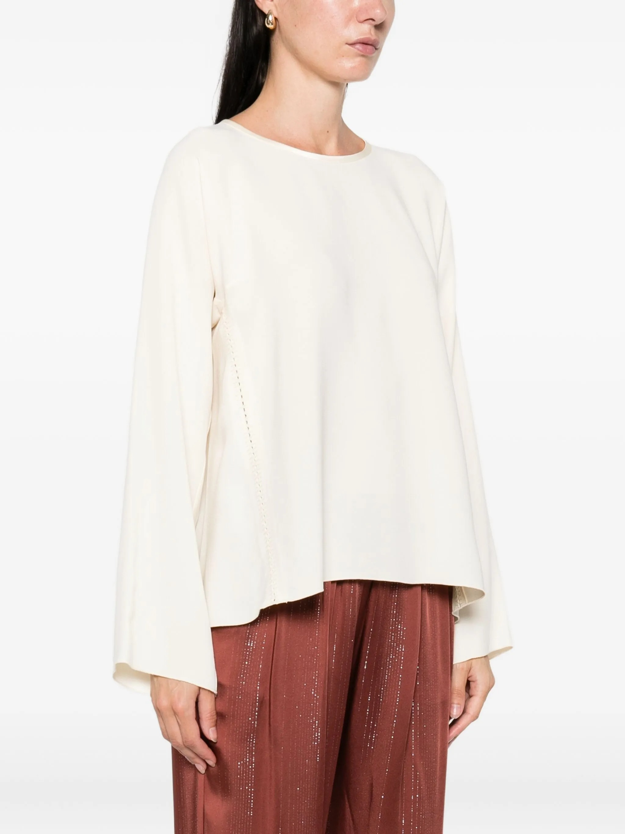 [Forte Forte] T-shirts Long Sleeve FW25 14063BISMYSHIRT