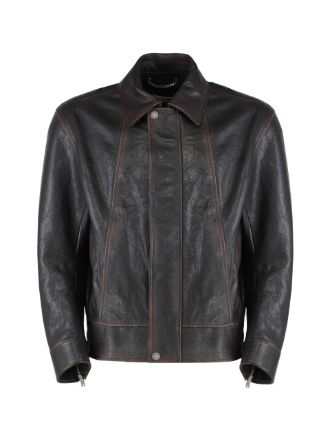 [Golden Goose] Leather Jacket SS26 GMP02531P002301_40249
