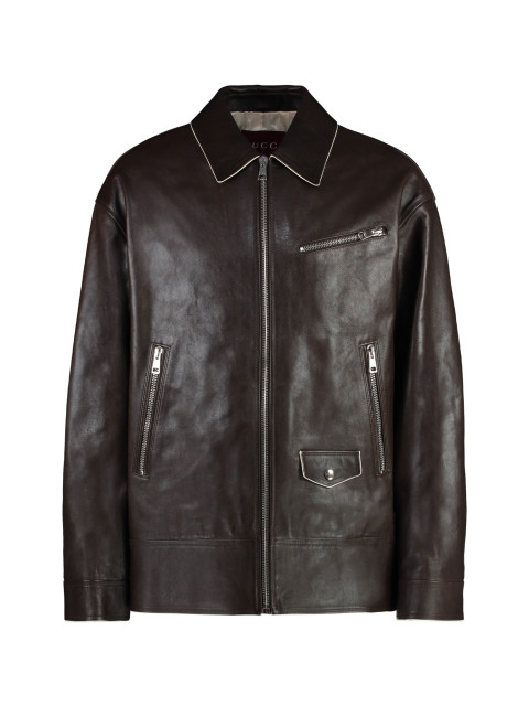 [Gucci] Leather Jacket FW24 801756XNA12_2433
