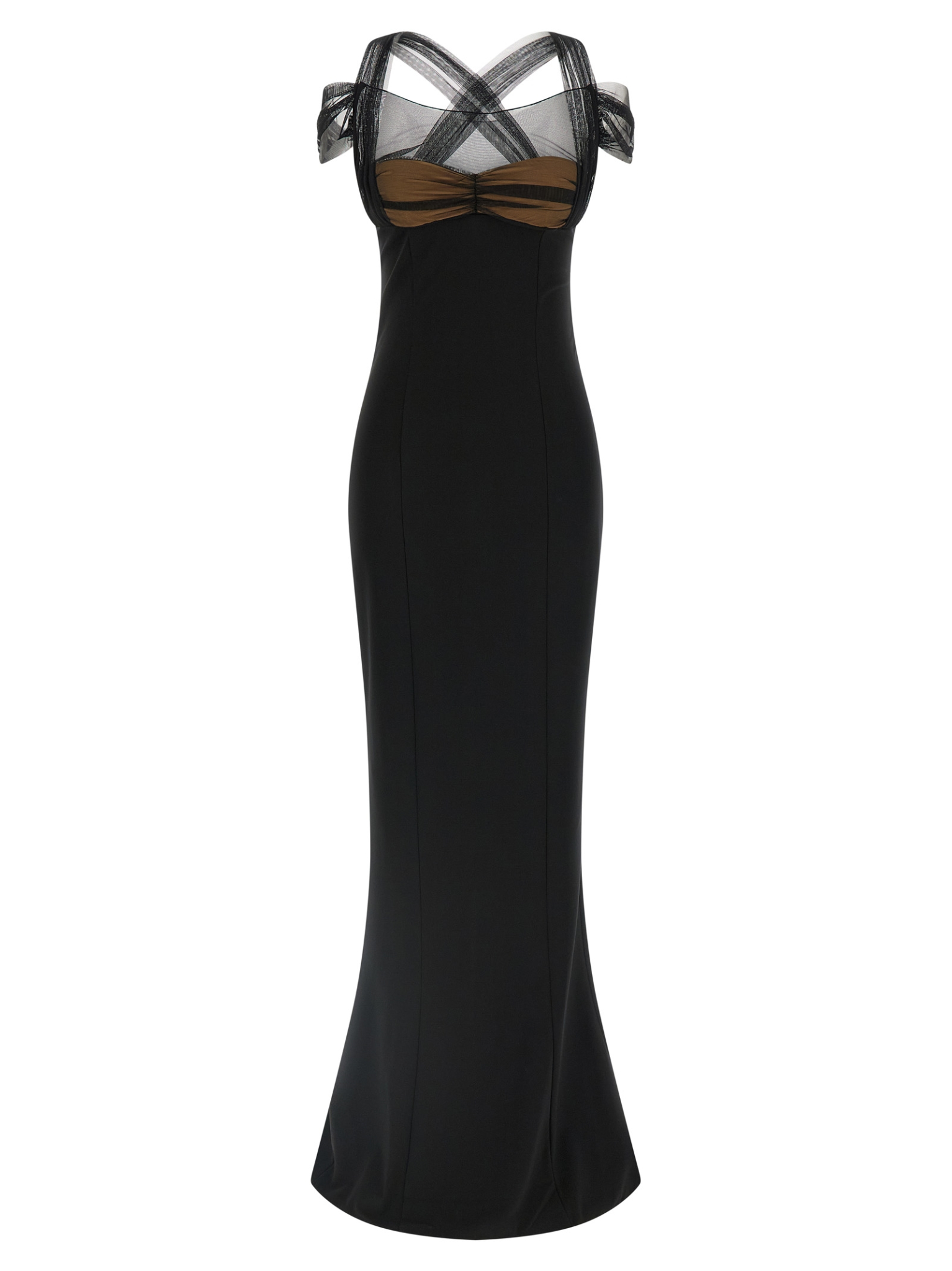 [Nensi Dojaka] Sleeveless dress SS26 NDDR3001002100BLACK