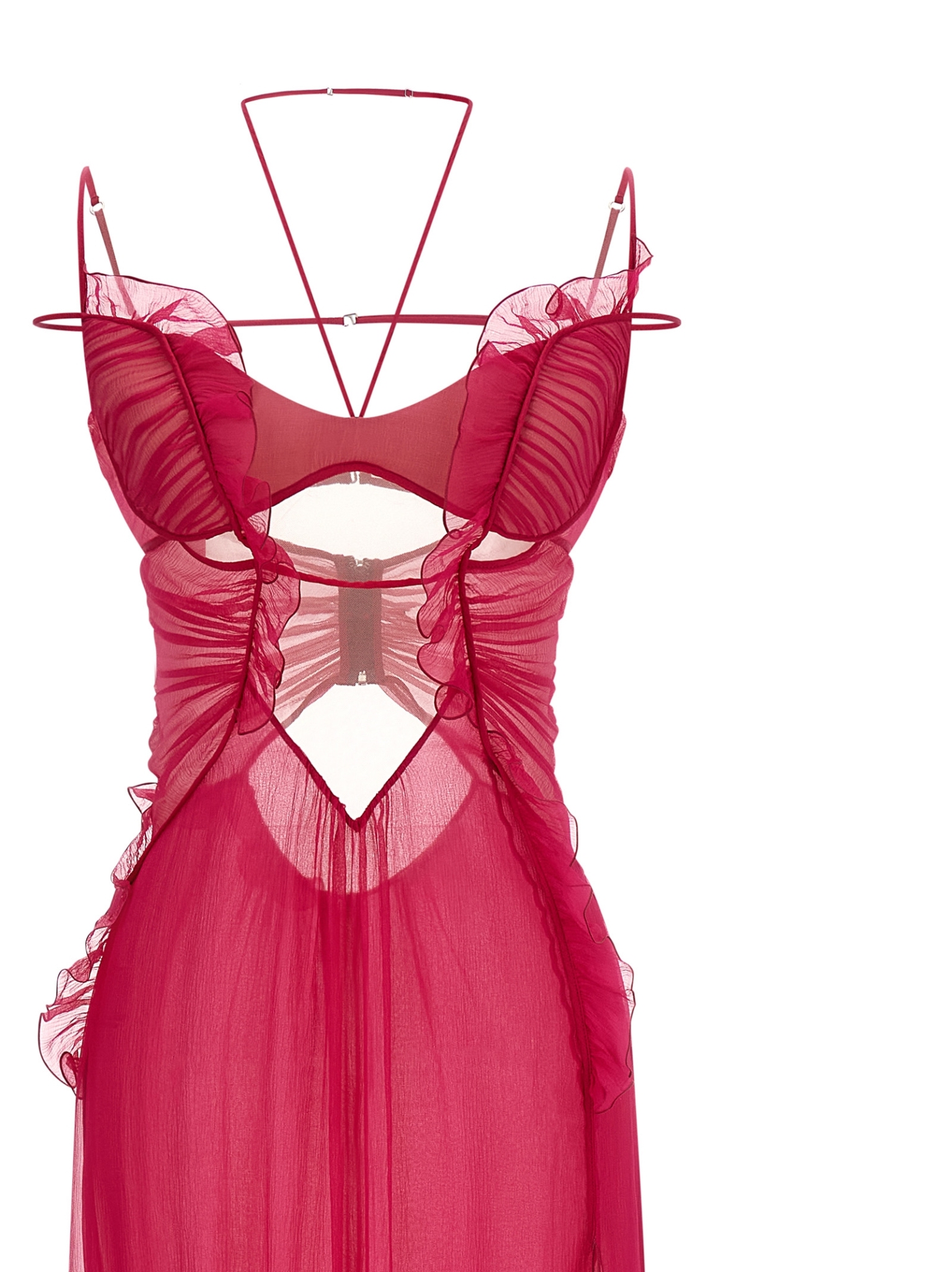 [Nensi Dojaka] Sleeveless dress SS26 NDDR3083000400RASPBERRY