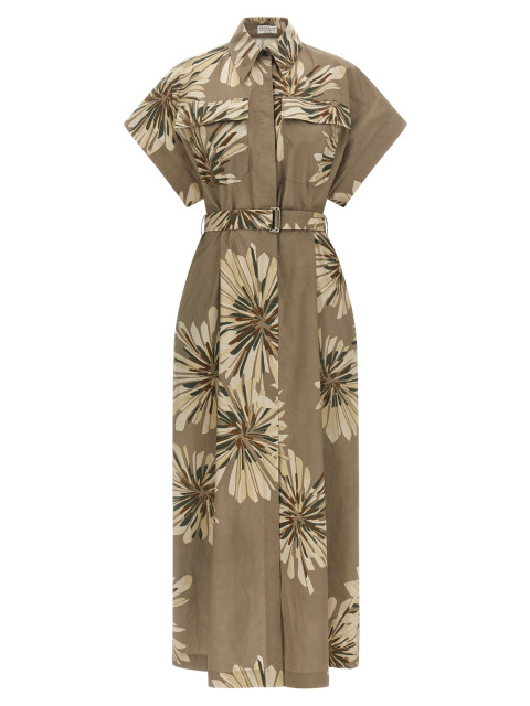 [Brunello Cucinelli] Short sleeve dress SS26 MQ197A5475C009