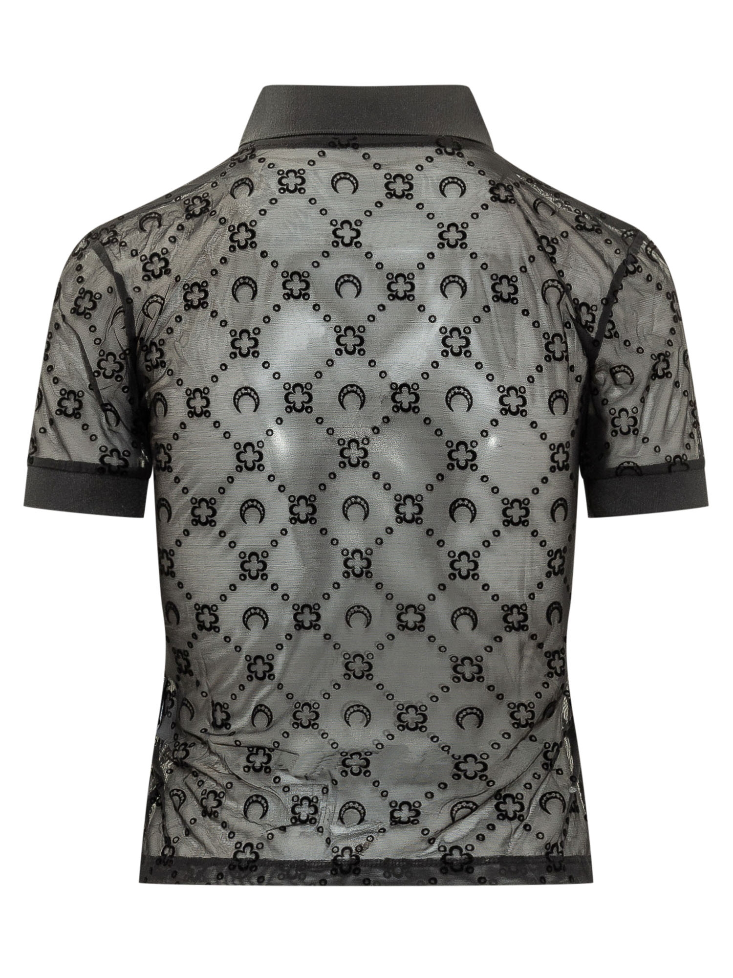 [MARINE SERRE] T-shirts Short Sleeve SS26 WSI037ACJER0005 BK99