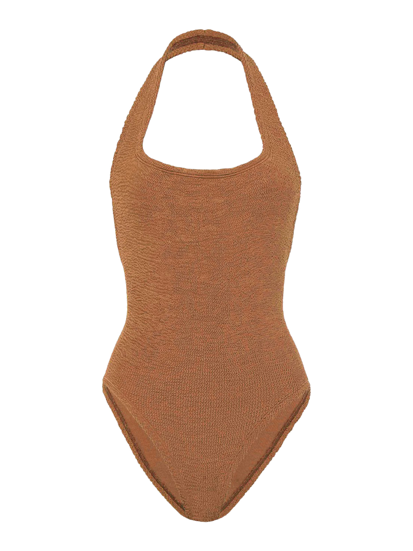 [Hunza G] Monokini FW26 SSANDYCRMETALLIC COCOA