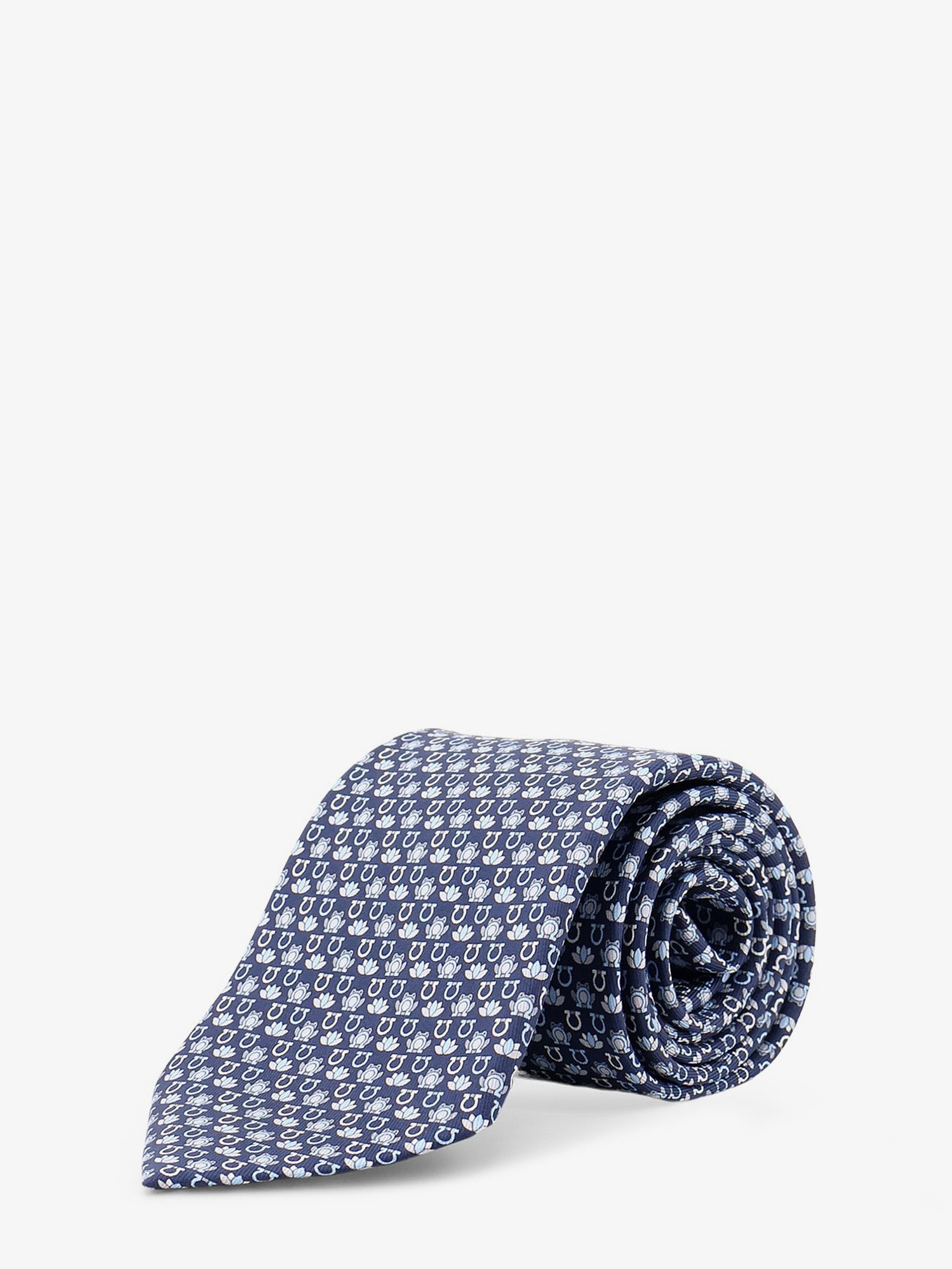 [Ferragamo] Tie FW26 351459794941NAVY