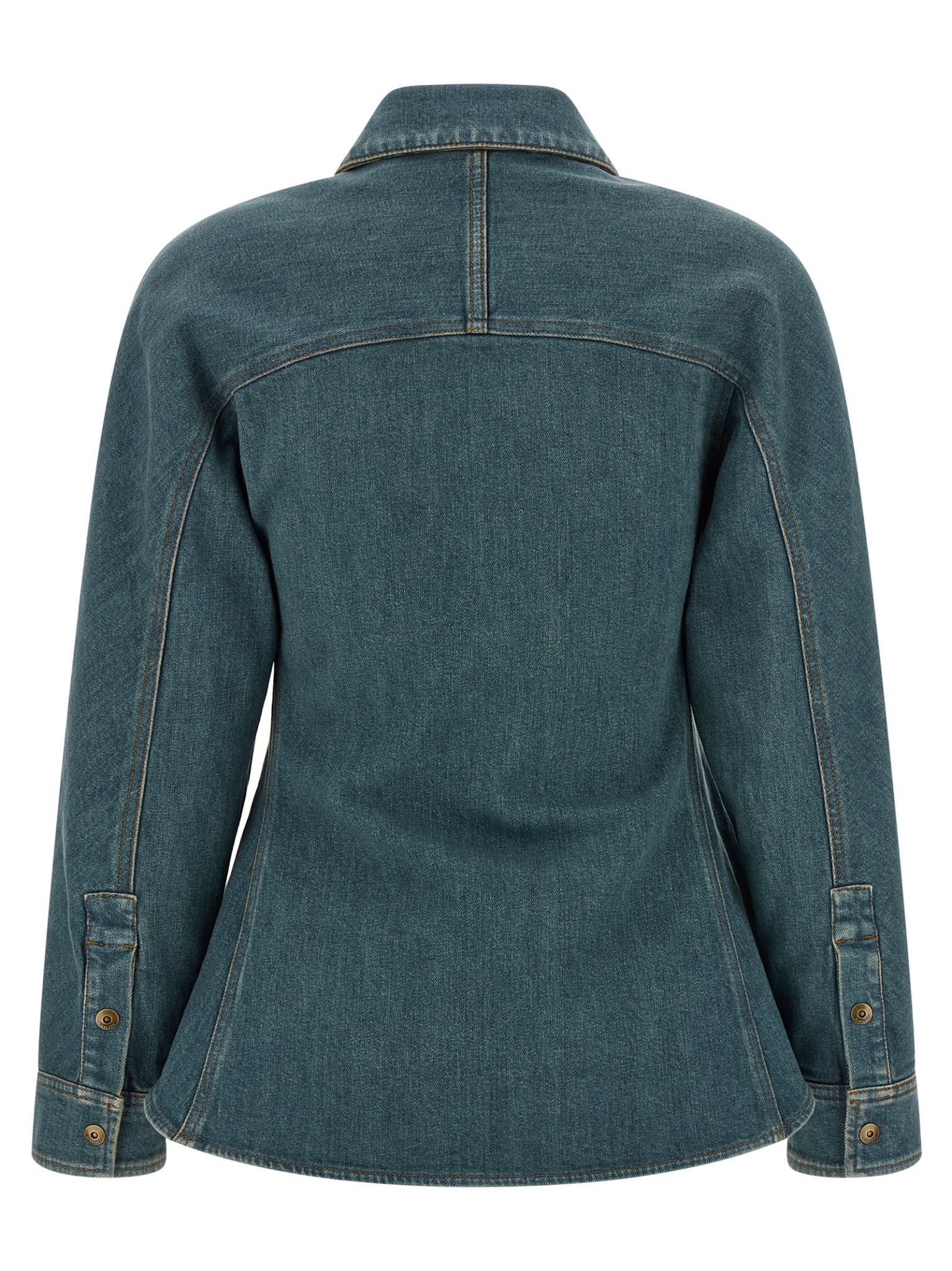 [Burberry] Shirts Long Sleeve SS26 8118497MIDBLUE