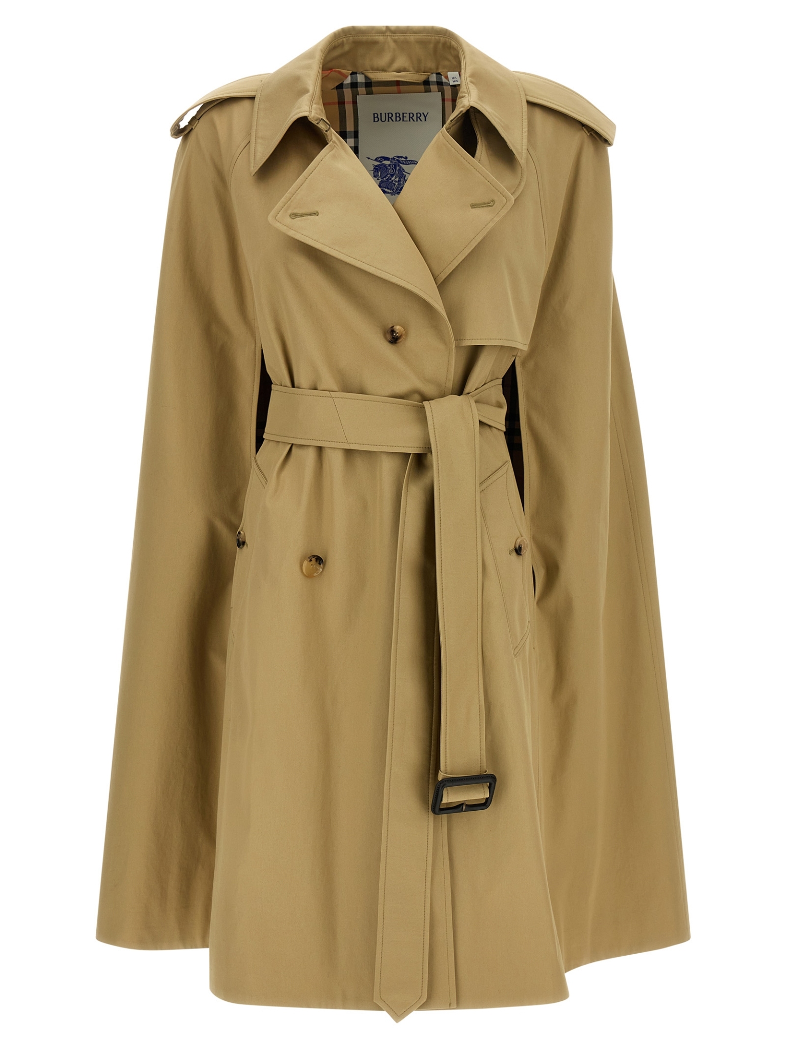 [Burberry] Cape SS26 8121150BEIGE