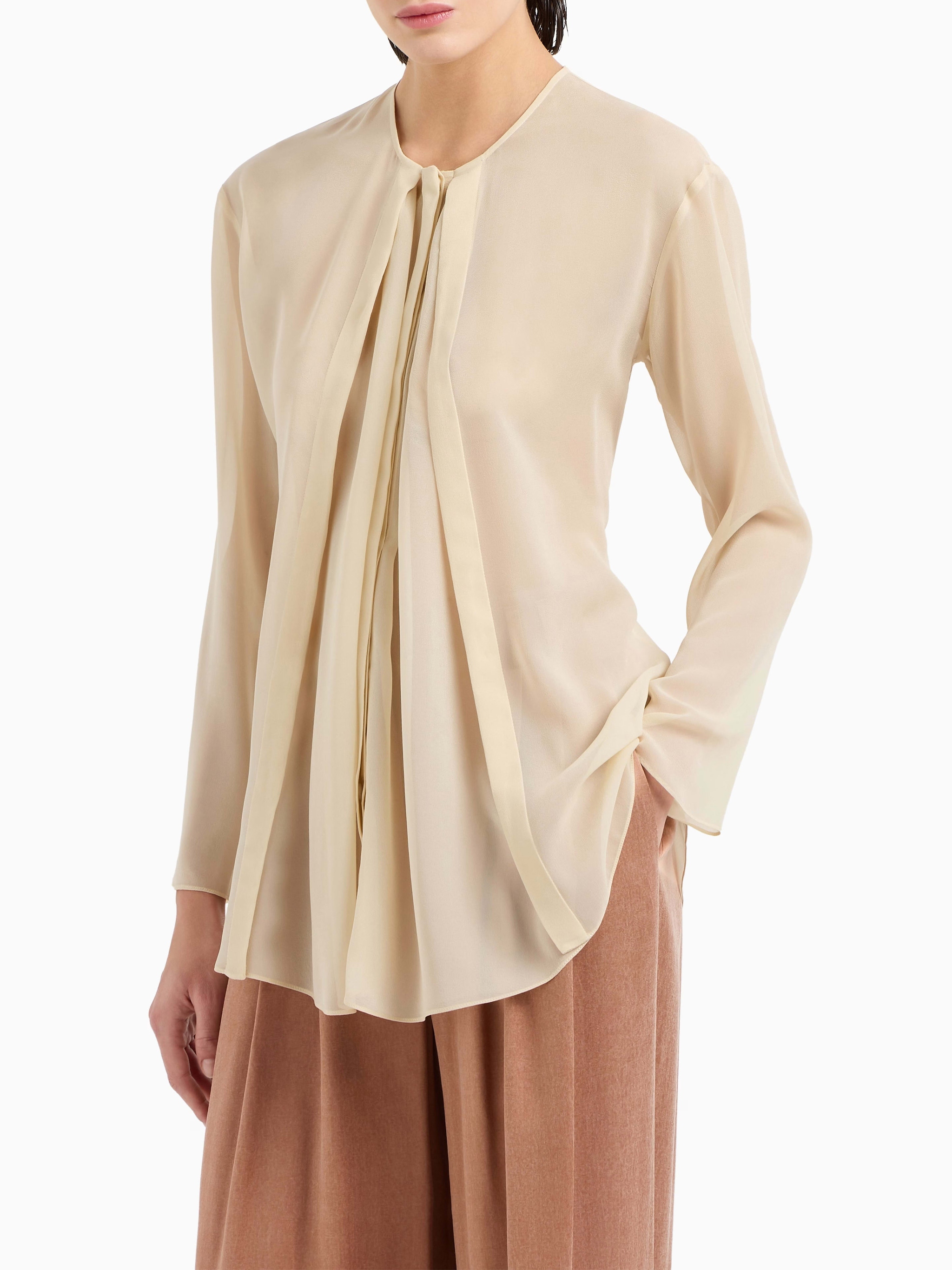 [Giorgio Armani] Shirts Long Sleeve FW25 GW000818 TE10100
