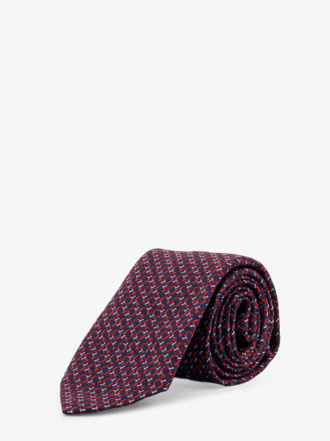 [Ferragamo] Tie FW26 351420794432NAVYROSSO