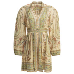 [Zimmermann] Long sleeve dress FW26 0932DSS264SATF