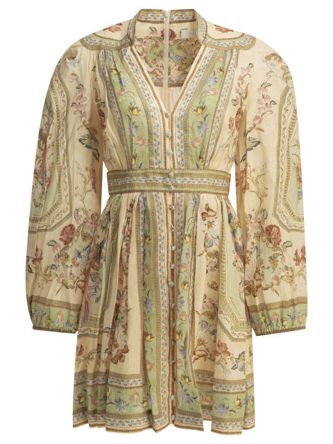 [Zimmermann] Long sleeve dress FW26 0932DSS264SATF