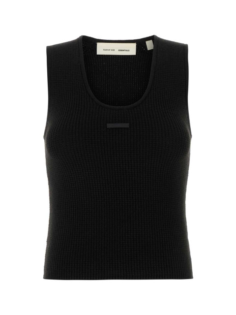 [FEAR OF GOD ESSENTIAL] T-shirts Sleeveless SS26 192HO259251FW VINTAGEBLACK