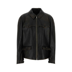 [Prada] Leather Jacket SS26 58A261SOOO18OL F0002