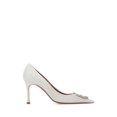 [Amina Muaddi] Pumps SS26 CAMELIAPUMP WHI90MHEE