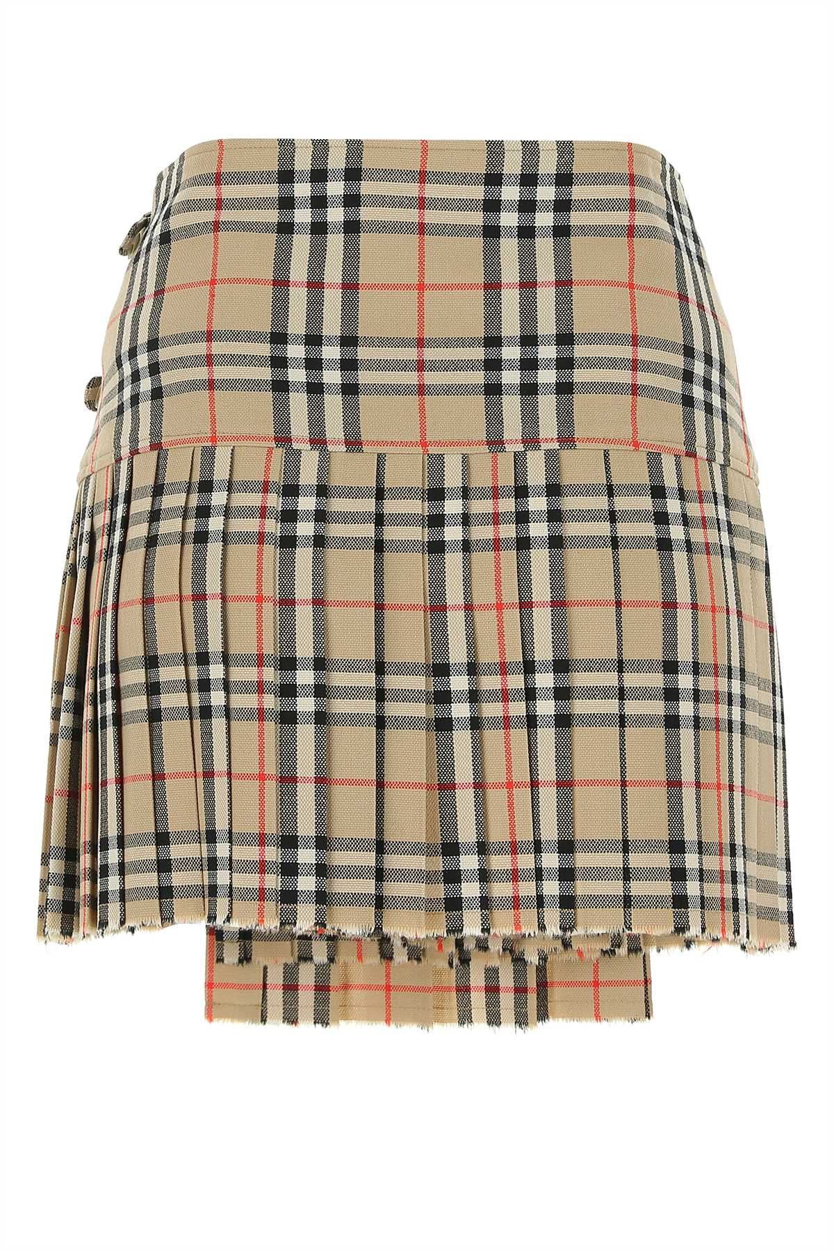 [Burberry] Mini skirt FW26 8025832 A7028
