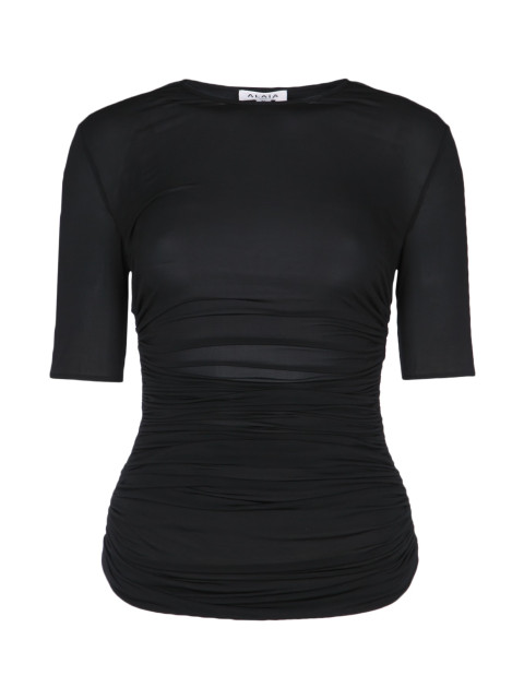 [Alaia] T-shirts Short Sleeve FW25 AA9H1248J050B 995
