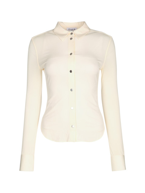 [Alaia] Shirts Long Sleeve FW25 AA9C0985J050B 102