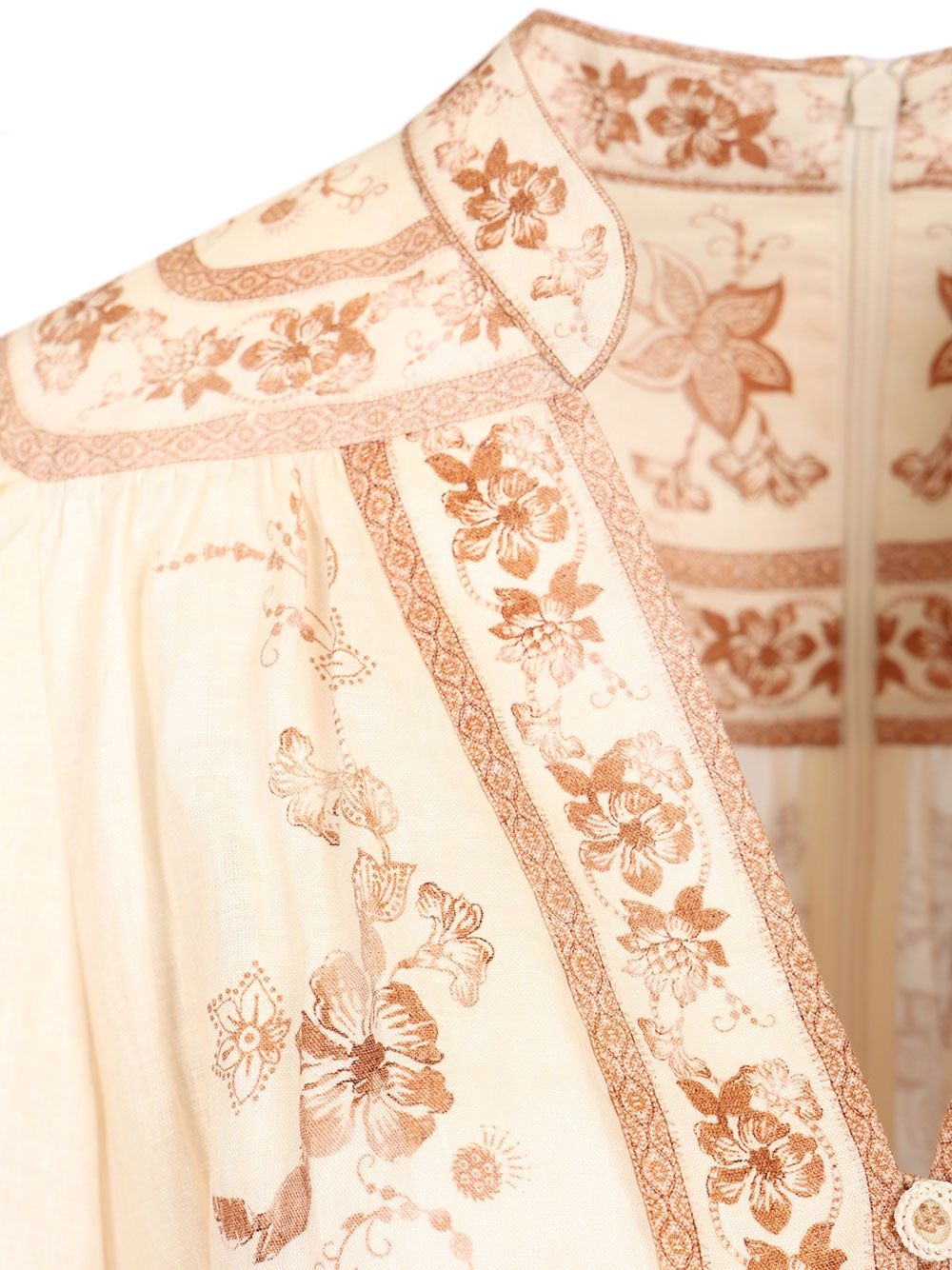 [Zimmermann] Long sleeve dress CO 3501DSS262CRTFL