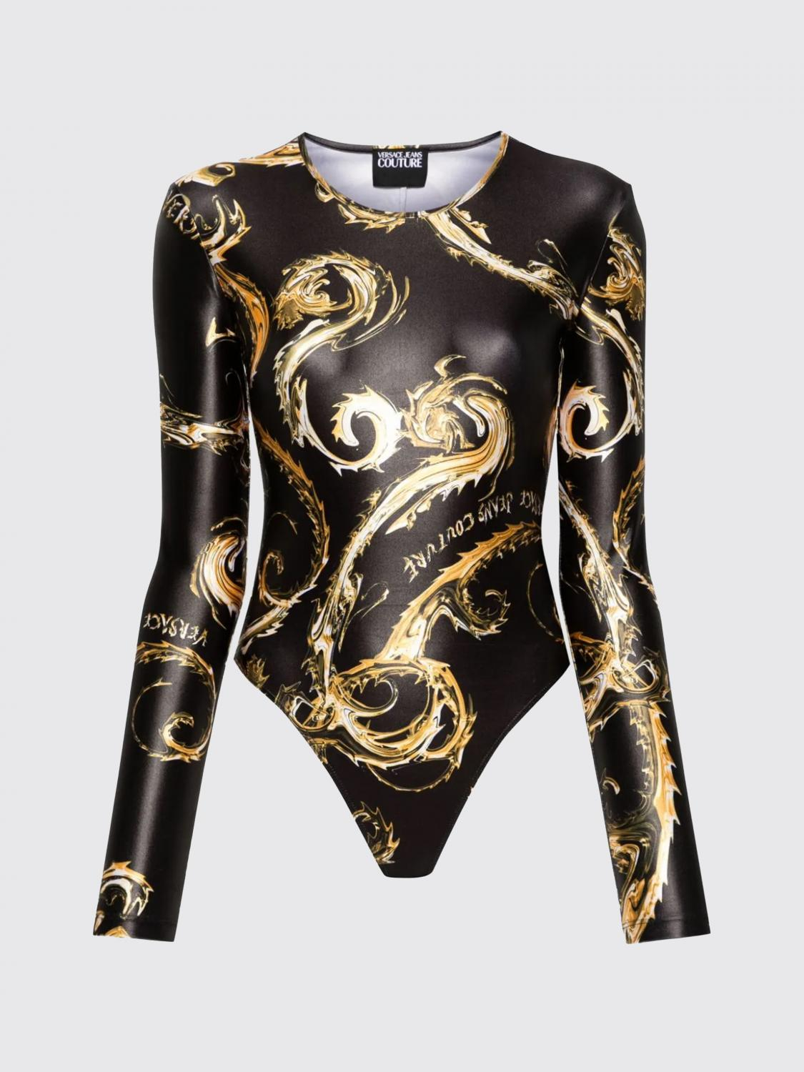 [VERSACE JEANS COUTURE] T-shirts Long Sleeve FW24 77HAM2A1JS360 G89